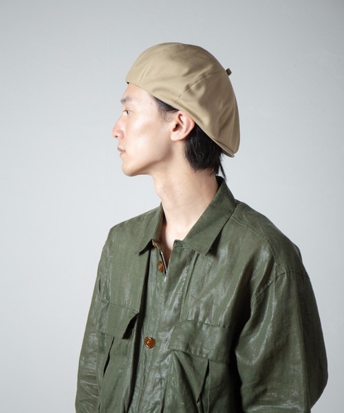 RACAL（ラカル） 帽子 キャスケット Organic Cotton Back Satin 8Panel