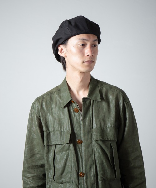 RACAL（ラカル） 帽子 キャスケット Organic Cotton Back Satin 8Panel