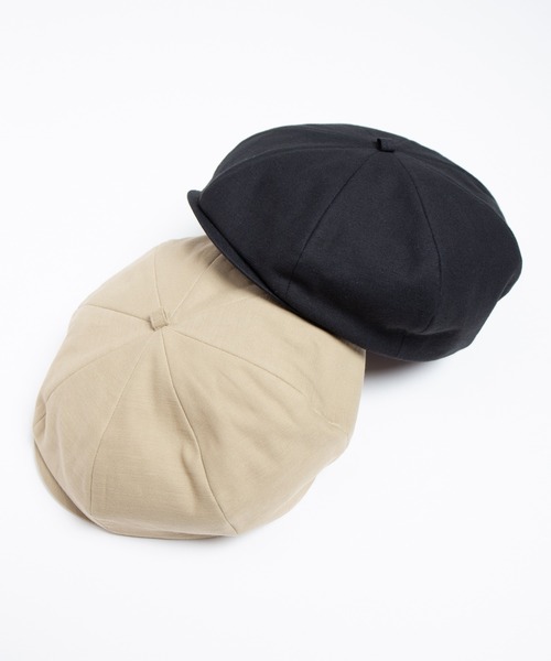 RACAL（ラカル） 帽子 キャスケット メンズ Organic Cotton Back Satin