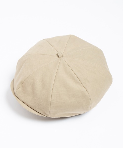 RACAL（ラカル） 帽子 キャスケット Organic Cotton Back Satin 8Panel