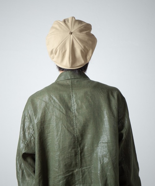 RACAL（ラカル） 帽子 キャスケット Organic Cotton Back Satin 8Panel