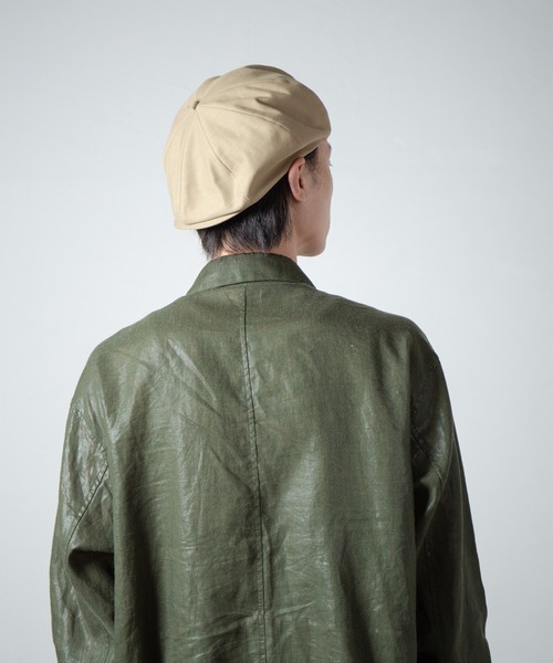 RACAL（ラカル） 帽子 キャスケット Organic Cotton Back Satin 8Panel