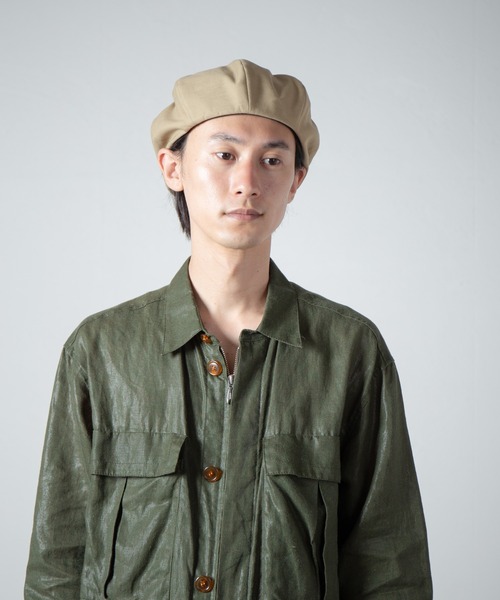 RACAL（ラカル） 帽子 キャスケット Organic Cotton Back Satin 8Panel