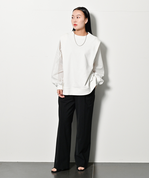 「CITYSHOP」 スウェットカットソー - ブラック レディース_画像6