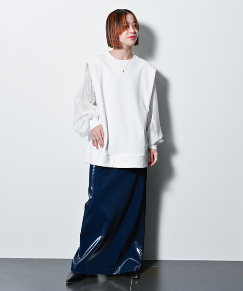 「CITYSHOP」 スウェットカットソー - ブラック レディース_画像9
