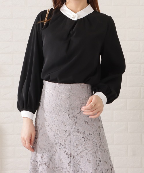 「Lace Ladies」 長袖ブラウス FREE ミント レディース_画像6