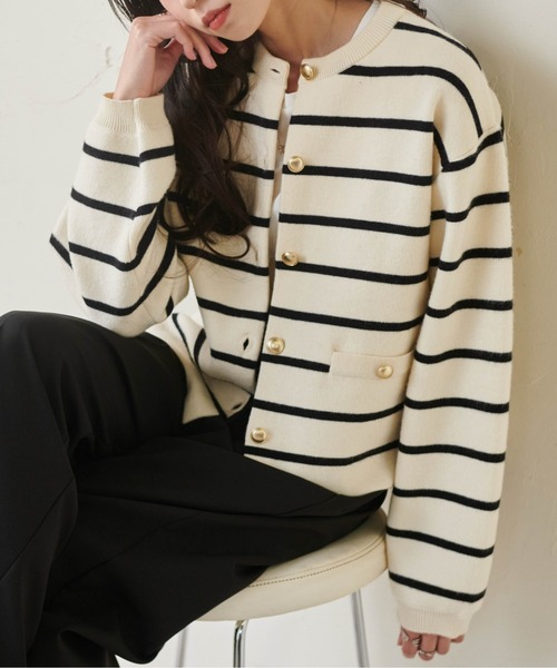 「RANAN」 カーディガン L グレー レディース_画像7