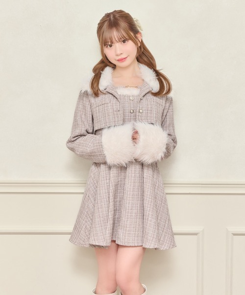 「apres jour」 キャミソールワンピース X-LARGE ボルドー レディース_画像7