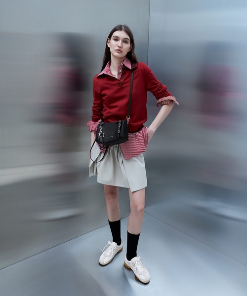 【美品】CHARLES & KEITH ミニレヴィー ショルダーバッグ 袋付き CHARLES ＆ KEITH（チャールズ&キース） ショルダーバッグ バッグ ミニ