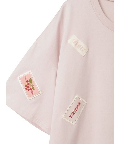 PINK HOUSE（ピンクハウス） ワンピース Pロゴ＆ネームワッペン使い