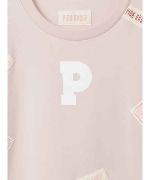 PINK HOUSE(ピンクハウス) ワンピース Pロゴ&ネームワッペン使い PINK HOUSE(ピンクハウス) ワンピース Pロゴ&ネームワッペン使い