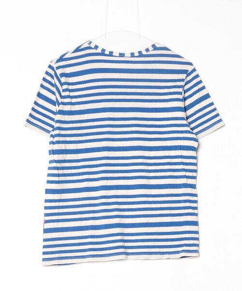 「FRAPBOIS half」 ボーダー柄半袖Tシャツ 2 ブルー レディース_画像2