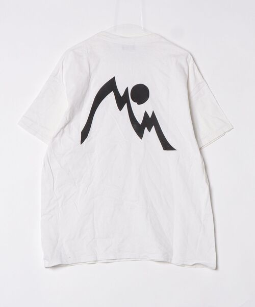 「Mountain Mania」 ワンポイント半袖Tシャツ X-LARGE ホワイト メンズ_画像2