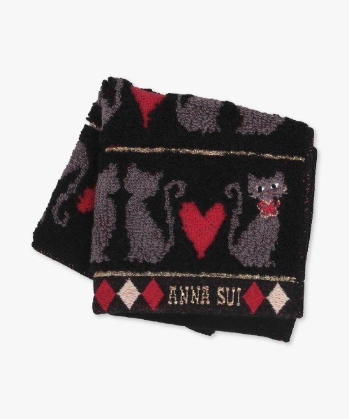ANNA SUI（アナスイ） ハンカチ キャット＆ハートミニタオル