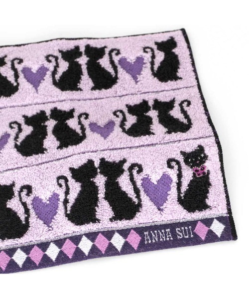 ANNA SUI（アナスイ） ハンカチ キャット＆ハートミニタオル