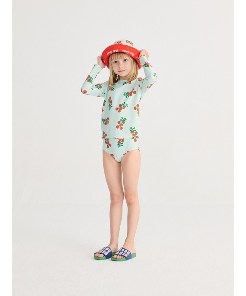 水着 Juicy Tomatoes all over swim T-shirt キッズ 子供 男の子 女の子の画像