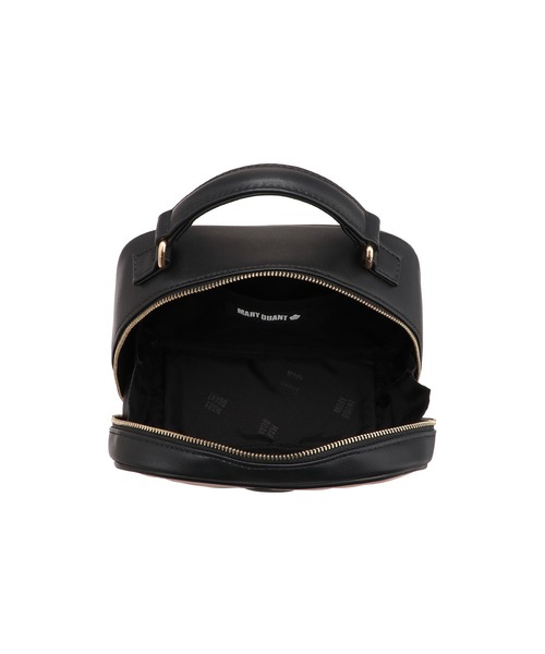 【未使用級】MARY QUANT　レザーボディバッグ MARY QUANT（マリークヮント） ショルダーバッグ FREE ブラック