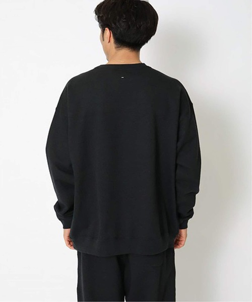 「Snow Peak」 スウェットカットソー MEDIUM ブラック メンズの画像