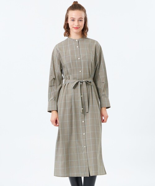 「MACKINTOSH PHILOSOPHY」 長袖ワンピース 36 グレー レディースの画像