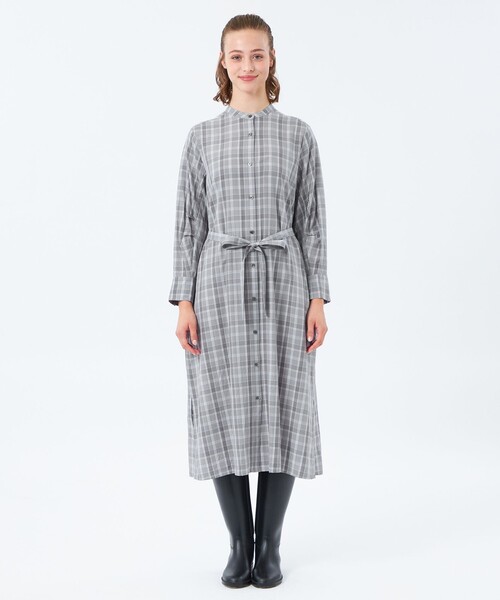 「MACKINTOSH PHILOSOPHY」 長袖ワンピース 36 グレー レディースの画像