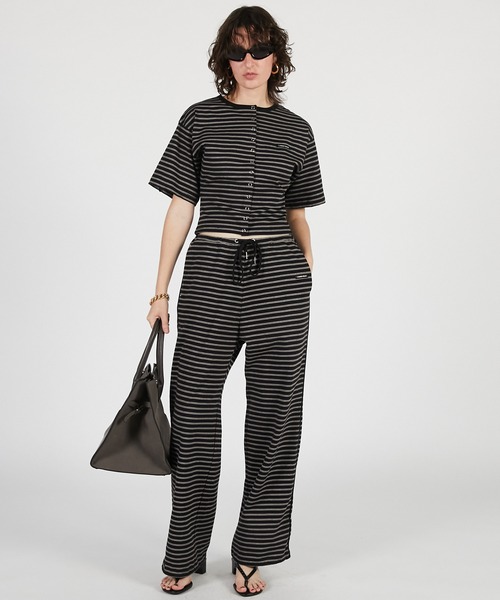 パンツ 「2026Summer Pre-Order」ボーダーイージーパンツ / Border Easy Pants レディースの画像