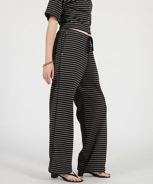 パンツ 「2026Summer Pre-Order」ボーダーイージーパンツ / Border Easy Pants レディースの画像