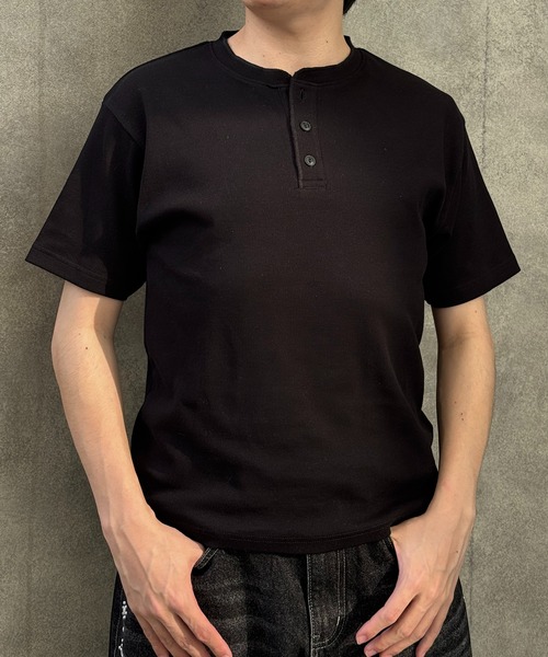 lilful ヘンリーネック tシャツ 「26年春夏新作」スパンリブ