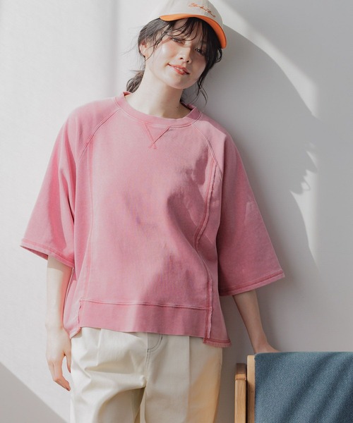 「niko and...」 半袖カットソー MEDIUM ブルー レディース_画像3