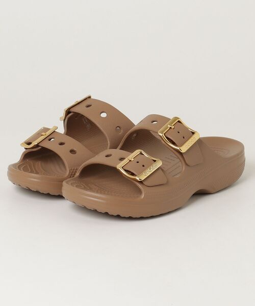 crocs（クロックス） サンダル crocs SATURDAY METALLIC BUCKLE SANDAL