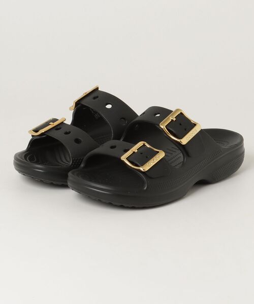 crocs（クロックス） サンダル crocs SATURDAY METALLIC BUCKLE SANDAL