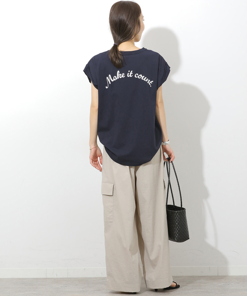 ワイドパンツ カーゴパンツ ナイロンカーゴパンツ レディースの画像
