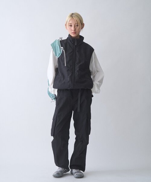 【新品】希少♡FONT LAB（サブストリート）ナイロン オーバーサイズ ベスト ZOZOTOWN Yahoo!店 - ベスト｜Yahoo!ショッピング