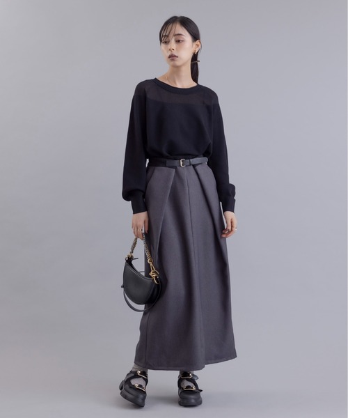 「Eimee Law」 ロングスカート MEDIUM ブラック レディース_画像5
