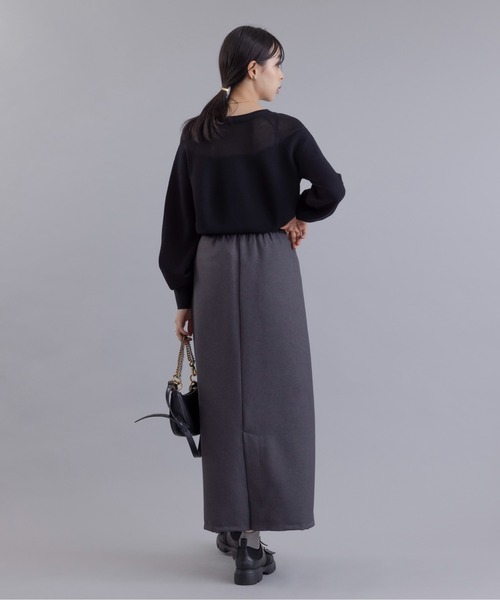 「Eimee Law」 ロングスカート MEDIUM ブラック レディース_画像6
