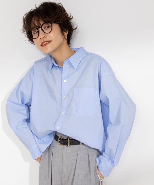 「Rie Miller」 長袖シャツ 38 ホワイト レディース_画像6