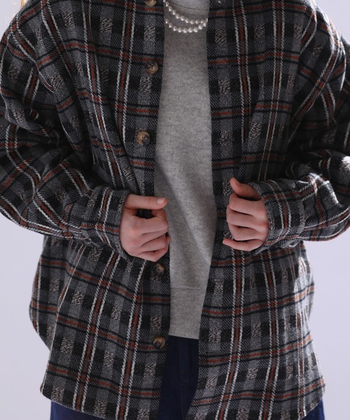 「Kelen」 ジャケット S チャコールグレー レディース_画像8