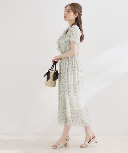 Couture Brooch（クチュール ブローチ） ワンピース 夏 半袖 「洗える