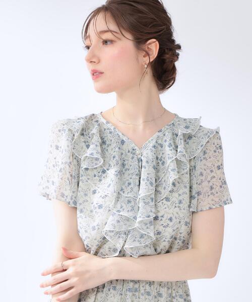 Couture Brooch（クチュール ブローチ） ワンピース 夏 半袖 「洗える