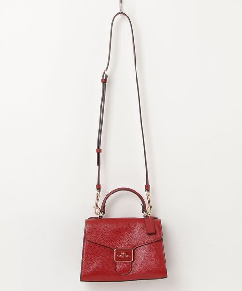 COACH（コーチ） ペッパーサッチェル 2WAYバッグ - レッド レディース 