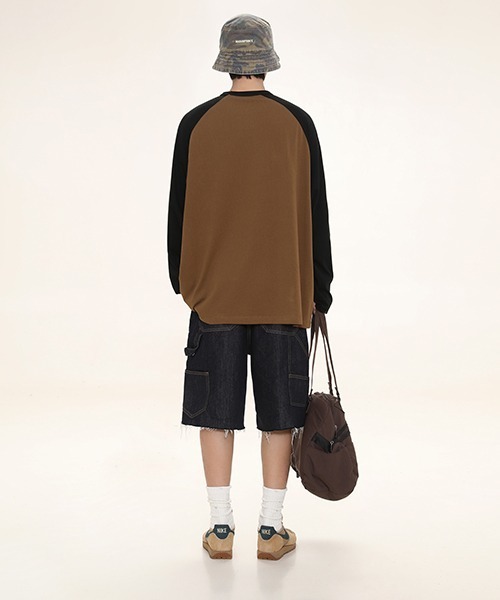 「MASONPRINCE」 長袖Tシャツ L アイボリー メンズ_画像7