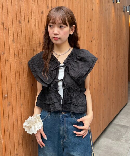 w closet（ダブルクローゼット） ブラウス シャツ マルチWAYノースリ