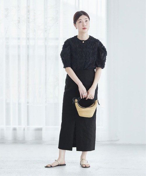 「journal standard L'essage」 ロングスカート 38 グリーン レディース_画像9