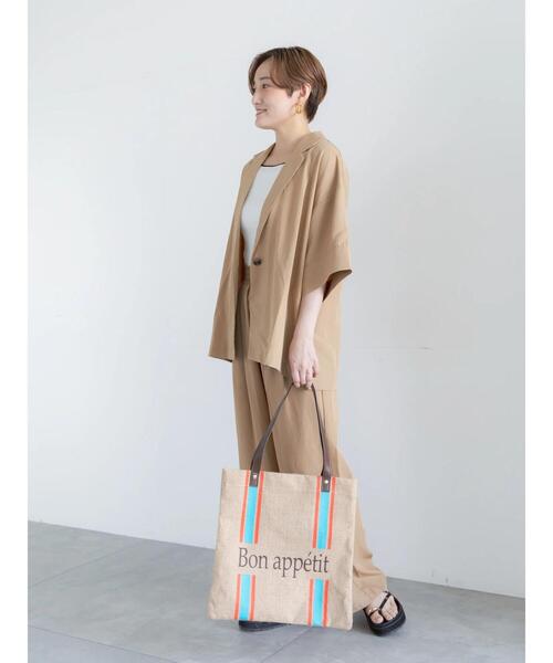 Te chichi リネン ジレ セットアップ ベージュ セットアップ対応 リネン混ジレ ベスト OUTLET アウトレット