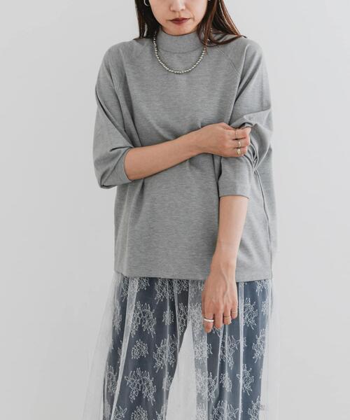 「F by ROSSO」 長袖カットソー FREE グレー レディース_画像3