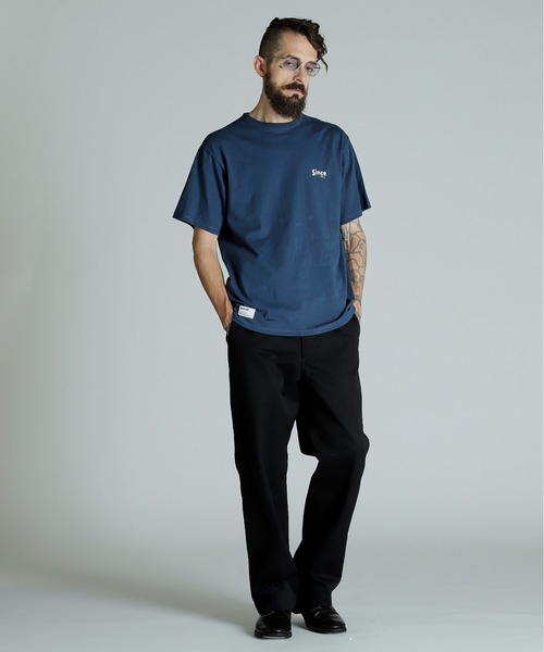 「Schott」 ノースリーブトップス L ブラック メンズ_画像3