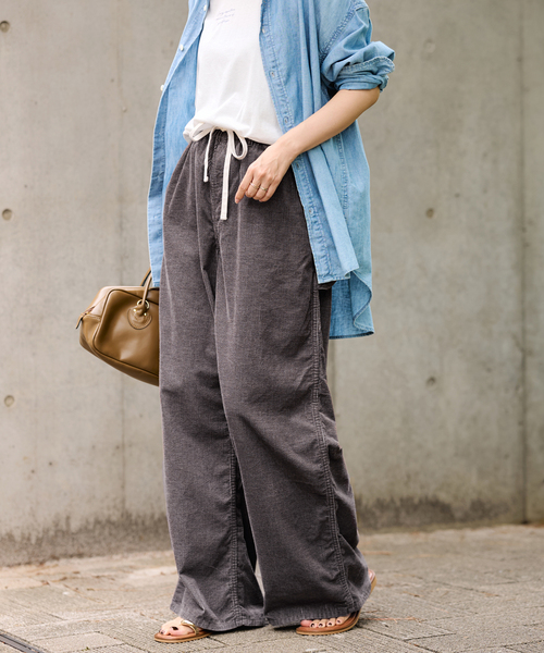 FRAMeWORK（フレームワーク） ワイドパンツ パンツ TOPコーデュロイ