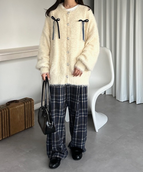 「kutir」 スラックス MEDIUM グリーン系その他 レディース_画像2