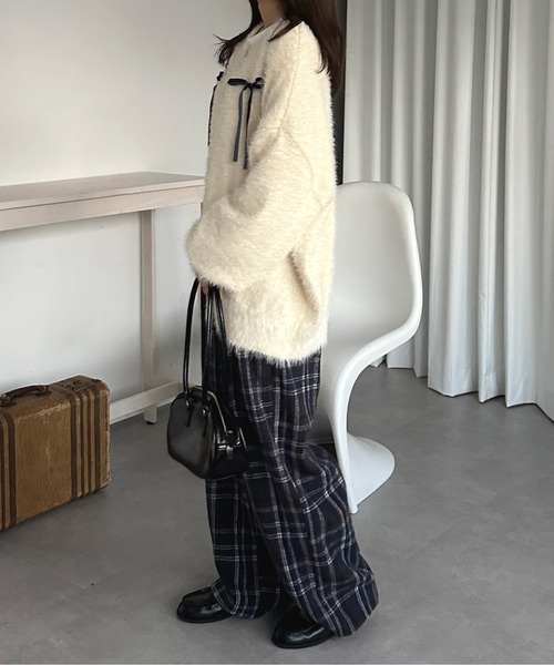 「kutir」 スラックス MEDIUM グリーン系その他 レディース_画像3