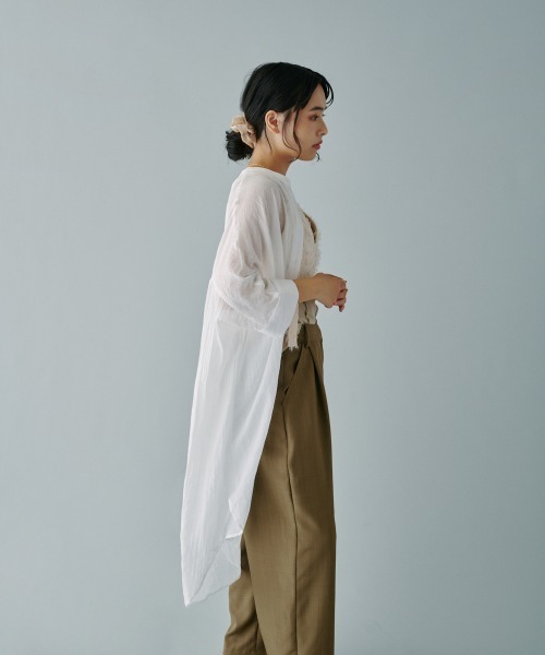 「terrace」 7分袖ブラウス MEDIUM ブラック レディース_画像5