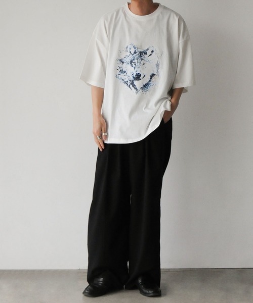 「Nilway」 半袖Tシャツ MEDIUM ホワイト メンズ_画像8